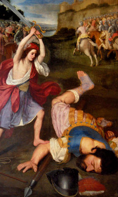 David slays Goliath